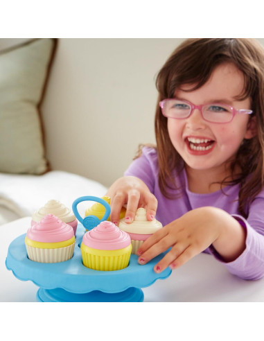 Juego de Cupcakes Green Toys - 16 Piezas para Niños