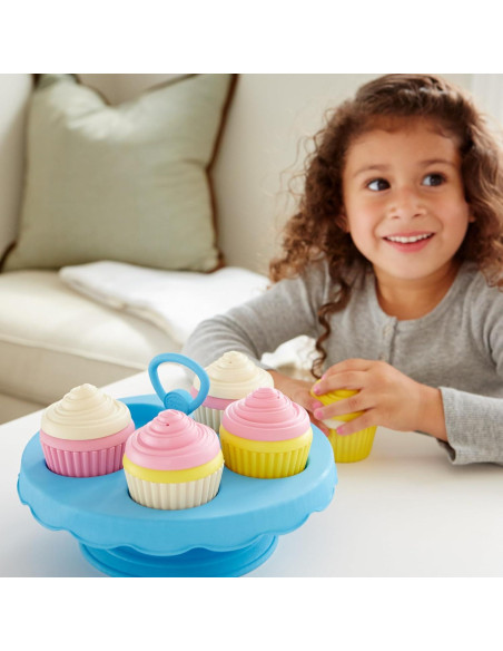 Juego de Cupcakes Green Toys - 16 Piezas para Niños