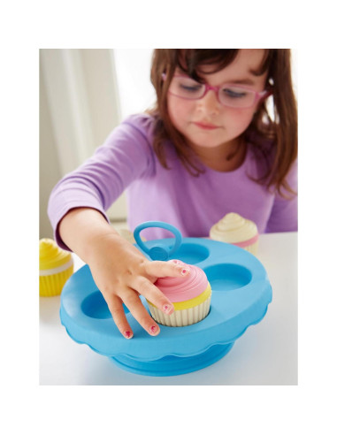 Juego de Cupcakes Green Toys - 16 Piezas para Niños