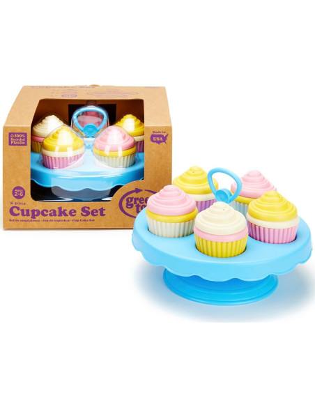 Juego de Cupcakes Green Toys - 16 Piezas para Niños