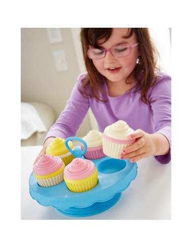 Juego de Cupcakes Green Toys - 16 Piezas para Niños