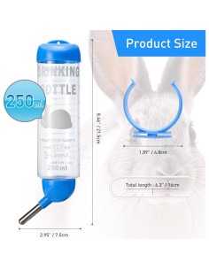 Botella de Agua para Pequeños Animales PStarD Moon 250 ml 2