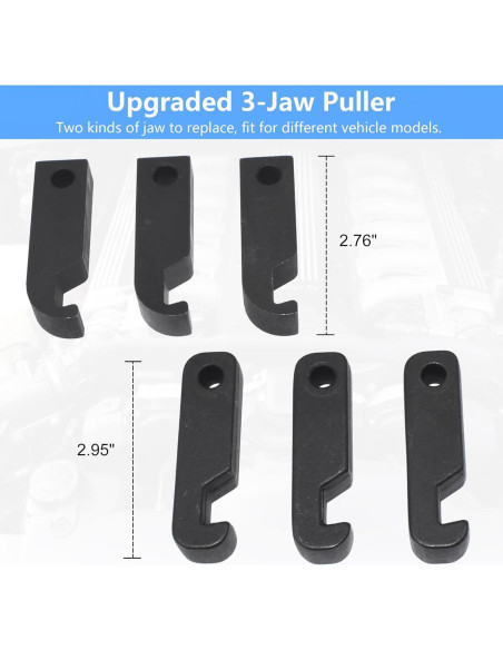 Extractor de Polea Amortiguador Yuesstloo 3 Garras 2.28 kg