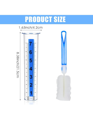 Juego de Reemplazo Medidor de Lluvia YBEATY con Cepillo