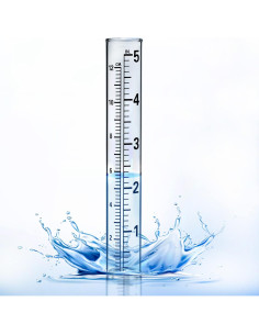 Tubo de Reemplazo para Pluviómetro YZDTECH 5" - 4 Pcs con Cepillo 2