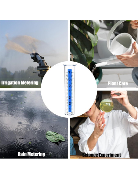 Juego de Reemplazo Medidor de Lluvia YBEATY con Cepillo