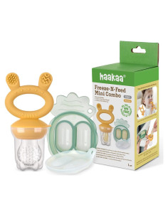 Alimentador de Silicona Haakaa Freeze-N-Feed Mini Combo