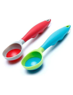 Cucharón de Helado Antiadherente Tellshun 2PCS PPR + Goma