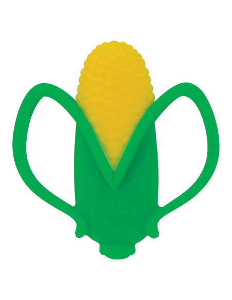 Mordedor Veggie Nuby Maíz para Bebés 3+ Meses - Silicona Suave Mordedor Veggie Nuby Maíz para Bebés 3+ Meses - Silicona Suave