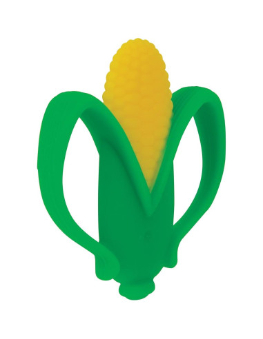 Mordedor Veggie Nuby Maíz para Bebés 3+ Meses - Silicona Suave