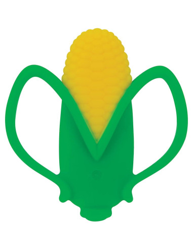 Mordedor Veggie Nuby Maíz para Bebés 3+ Meses - Silicona Suave