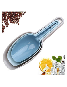 Juego de cucharas de plástico Baker Boutique - 3 piezas 50ml 100ml 150ml