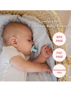 Chupete NatureBond 2 en 1 Silicona para Bebés 0-6 Meses 2