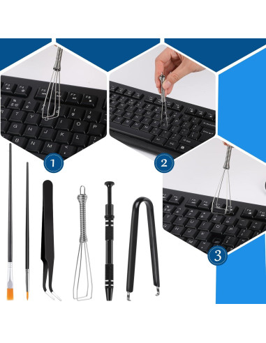 Kit de Herramientas para Teclados Mecánicos - 6 Piezas