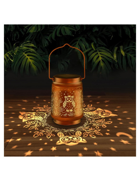 Linterna Solar Colgante YWYELED Impermeable 10.8x16.5cm