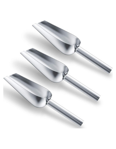 3 Cucharones de Acero Inoxidable Mudder 170g para Cocina