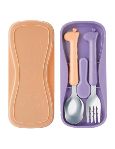 Juego de Utensilios para Niños Lohodo 3 Piezas Acero Inoxidable