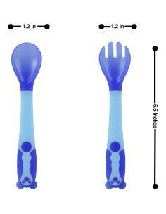 Cucharas Flexibles PandaEar para Bebés - 3 Juegos de Silicona 2
