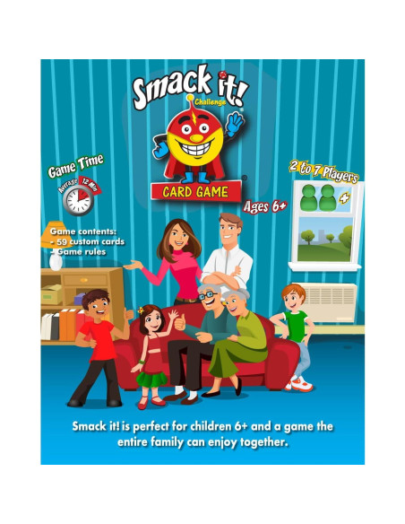 Juego de cartas Smack It! Arizona GameCo para niños 6-12 años
