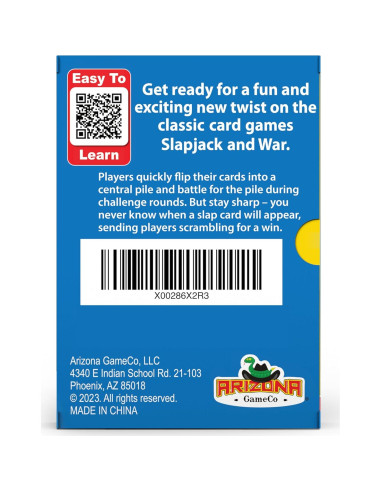 Juego de cartas Smack It! Arizona GameCo para niños 6-12 años