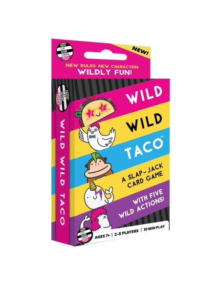 Juego de Cartas Taco Salvaje - Diversión Familiar para 2-8 Jugadores