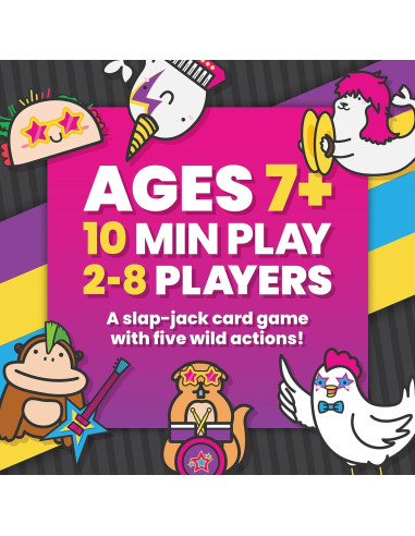 Juego de Cartas Taco Salvaje - Diversión Familiar para 2-8 Jugadores