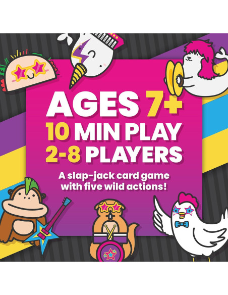 Juego de Cartas Taco Salvaje - Diversión Familiar para 2-8 Jugadores