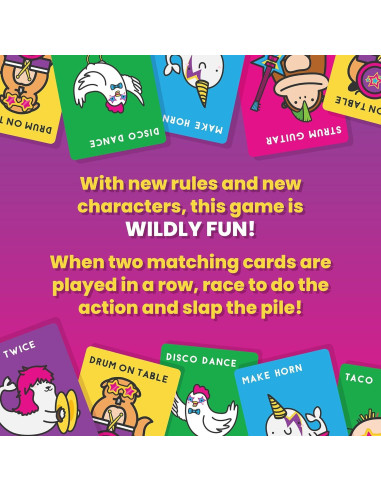 Juego de Cartas Taco Salvaje - Diversión Familiar para 2-8 Jugadores