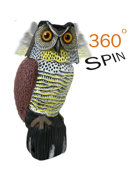 Estatua Espantapájaros Búho GiftExpress 40.6 cm Rotativa Estatua Espantapájaros Búho GiftExpress 40.6 cm Rotativa