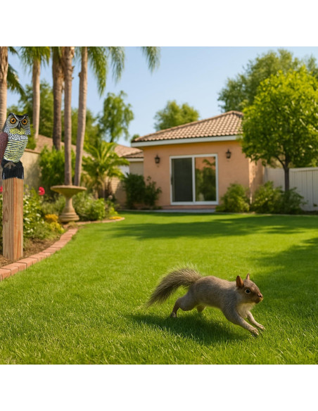 Estatua Espantapájaros Búho GiftExpress 40.6 cm Rotativa Estatua Espantapájaros Búho GiftExpress 40.6 cm Rotativa
