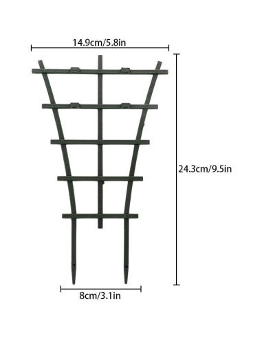 Soportes de Enrejado GWOKWAI 6 Piezas para Plantas Trepadoras