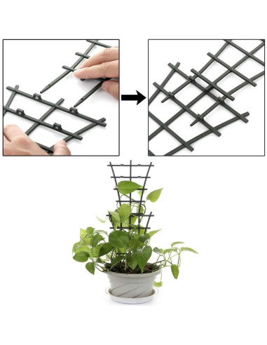 Soportes de Enrejado GWOKWAI 6 Piezas para Plantas Trepadoras