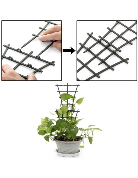 Soportes de Enrejado GWOKWAI 6 Piezas para Plantas Trepadoras