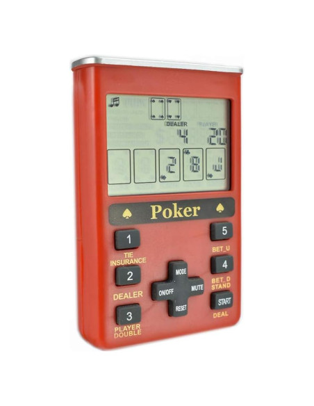 Juego de Póker Electrónico de Mano 7 en 1 LIKE G880