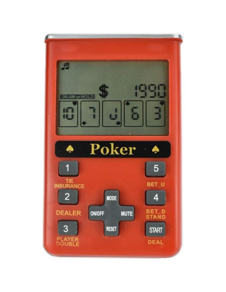 Juego de Póker Electrónico de Mano 7 en 1 LIKE G880