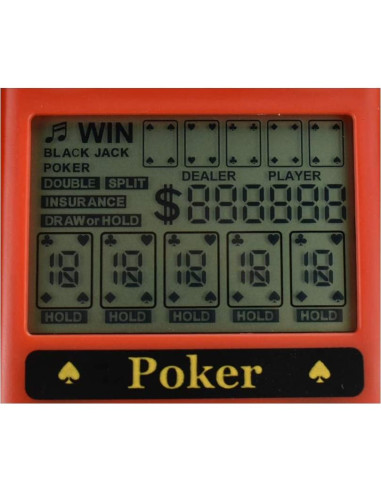 Juego de Póker Electrónico de Mano 7 en 1 LIKE G880