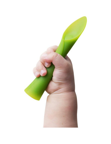 Set de Alimentación Avanzado Olababy 2 Piezas Silicona Kiwi