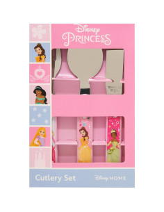Juego de Cubiertos de 3 Piezas Princesa Disney - Acero Inoxidable 2