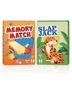 Juegos de Cartas Clásicos Timenued - Slap Jack y Memory Match