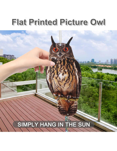 Dispositivos Ahuyentadores de Animales OffiCreative 3PCS Búhos