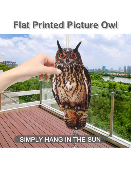 Dispositivos Ahuyentadores de Animales OffiCreative 3PCS Búhos