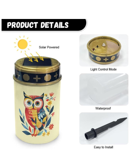 Luces Solares para Cementerio Vanideaoty LED 24.1cm Azul