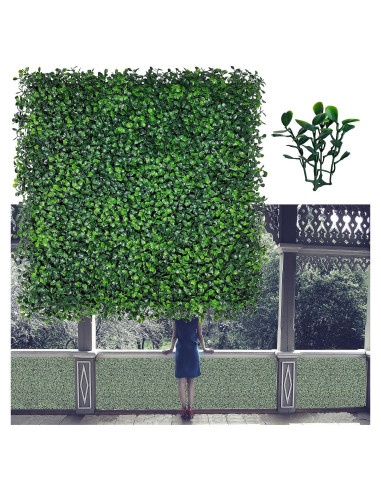 Paneles de Césped Artificial ODTORY 6P 50,8x50,8cm Verde