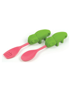 Juego de Utensilios Camaleón Genuine Fred - 2 Piezas para Niños