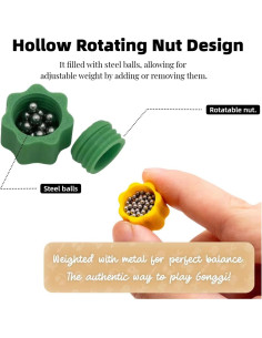 Juego Gonggi Coreano W.Sealet - Set 2 Piezas con Bolas de Acero 2