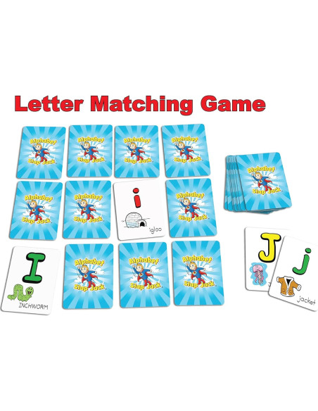 Juego de Cartas Alphabet Slap Jack - Aprendizaje Divertido 4-7 Años
