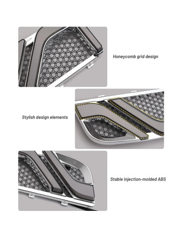 KEMIMOTO Luz LED Motocicleta Touring 2014-2024 Cromo