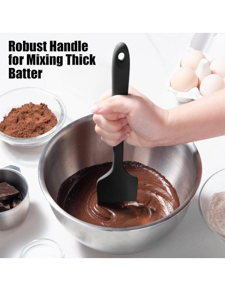 Espátulas de Silicona Doosu 2 Piezas Resistente al Calor 315C Espátulas de Silicona Doosu 2 Piezas Resistente al Calor 315C