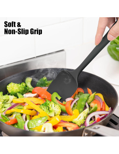 Espátulas de Silicona Doosu 2 Piezas Resistente al Calor 315C