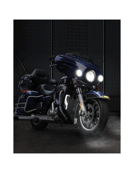 KEMIMOTO Luz LED Motocicleta Touring 2014-2024 Cromo